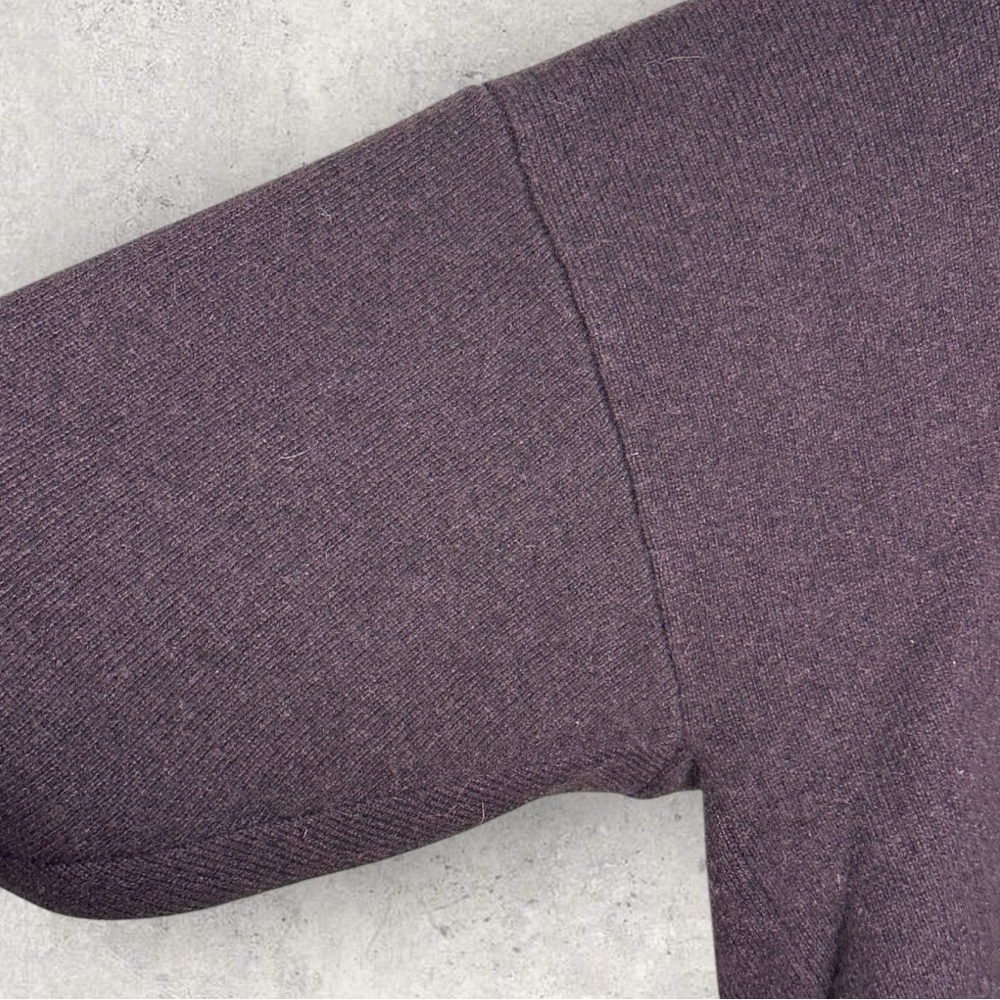 Proenza Schouler Sandra Turtleneck Sweater Eco Doubleface Cashmere Purple Sz XS - Picture 7 of 12